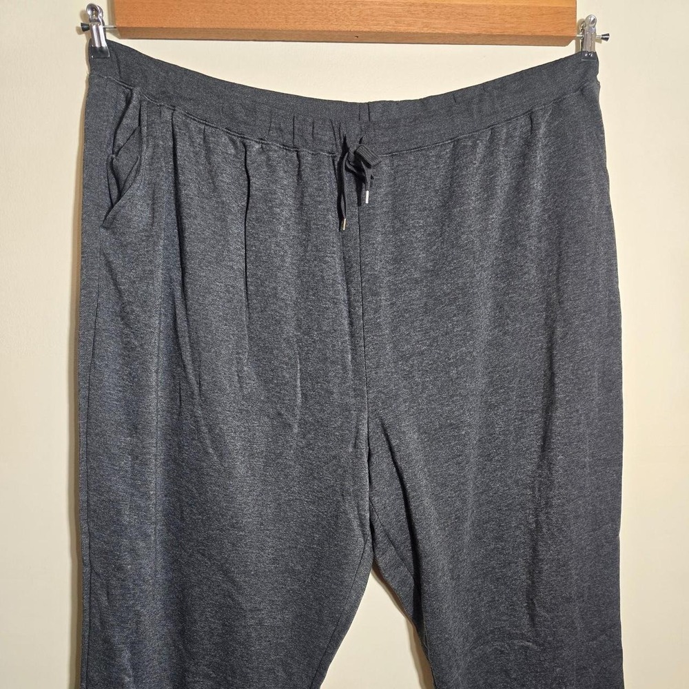 Woman Within charcoal gray soft lounge sweatpants size 38/40 5X